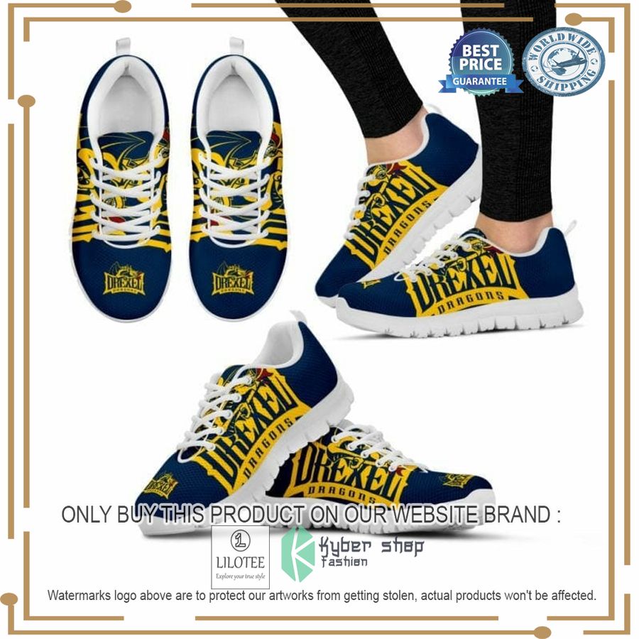 NCAA Drexel Dragons Sneaker Shoes - LIMITED EDITION 4