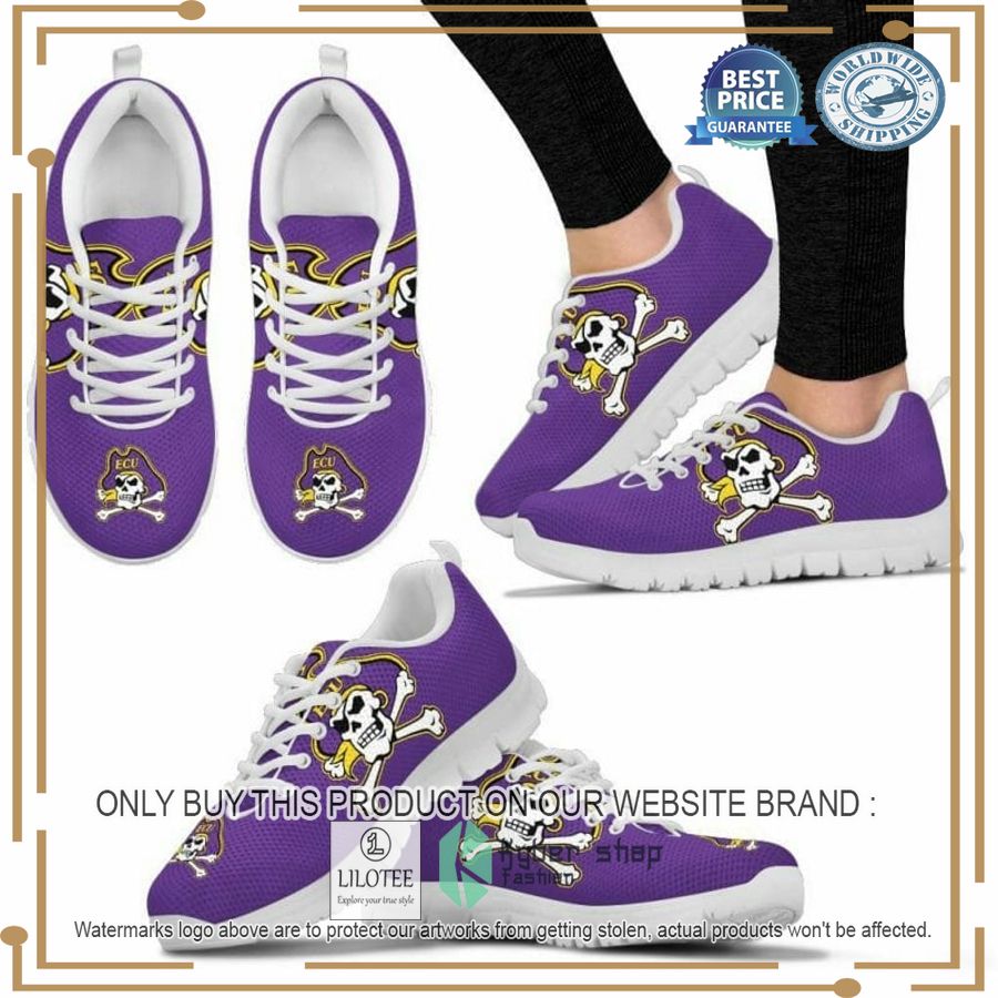 NCAA ECU Pirates Sneaker Shoes - LIMITED EDITION 9
