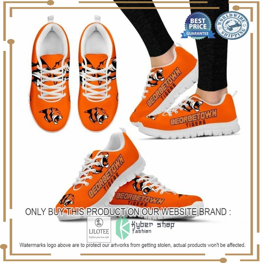 NCAA Georgetown College Tigers Sneaker Shoes - LIMITED EDITION 4