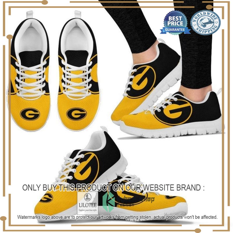 NCAA Grambling State Tigers Yellow Sneaker Shoes - LIMITED EDITION 8