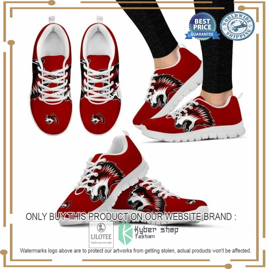 NCAA Indiana University East Red Wolves Sneaker Shoes - LIMITED EDITION 5
