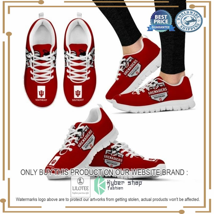 NCAA Indiana University Southeast Grenadiers Sneaker Shoes - LIMITED EDITION 5
