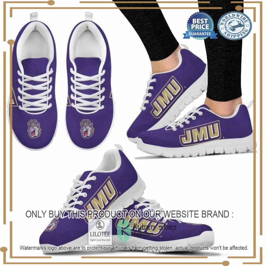 NCAA James Madison Dukes Sneaker Shoes - LIMITED EDITION 9