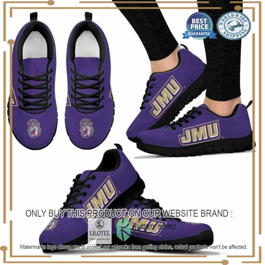 Alternative view of NCAA James Madison Dukes Sneaker Shoes - LIMITED EDITION