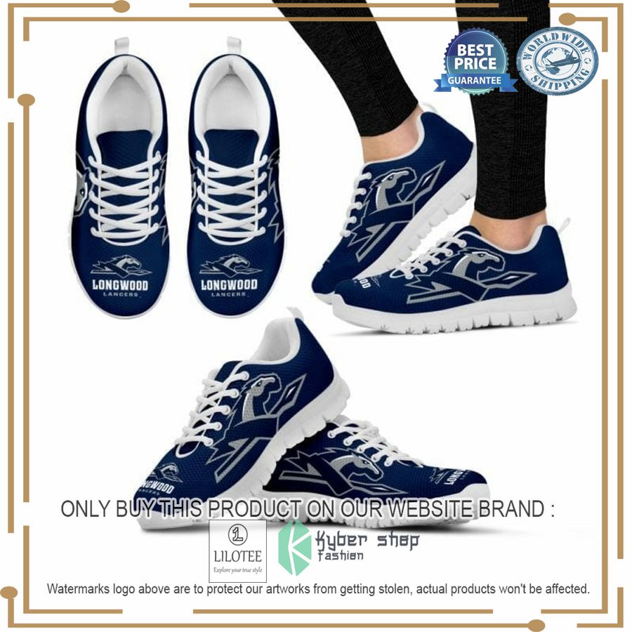 NCAA Longwood Lancers Sneaker Shoes - LIMITED EDITION 4