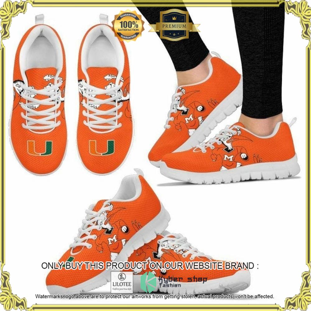 NCAA Miami Hurricanes Running Sneaker - LIMITED EDITION 4