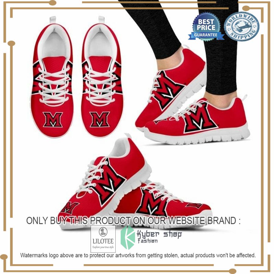 NCAA Miami University RedHawks Sneaker Shoes - LIMITED EDITION 5
