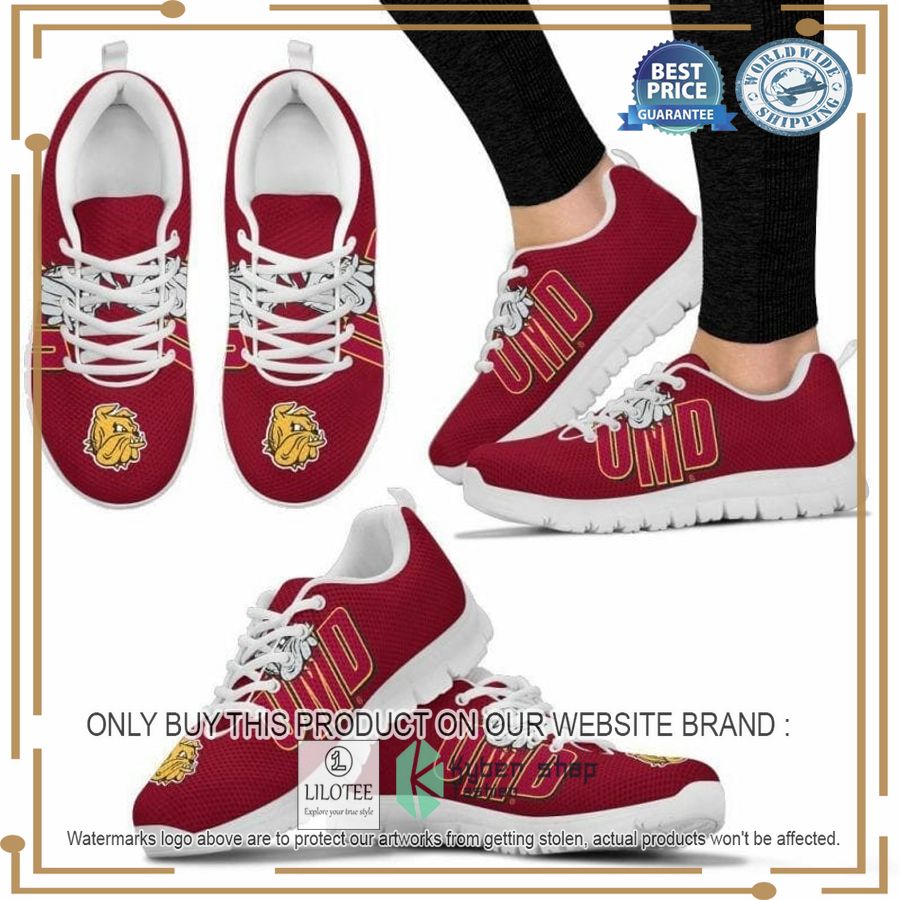 NCAA Minnesota Duluth Bulldogs Sneaker Shoes - LIMITED EDITION 8