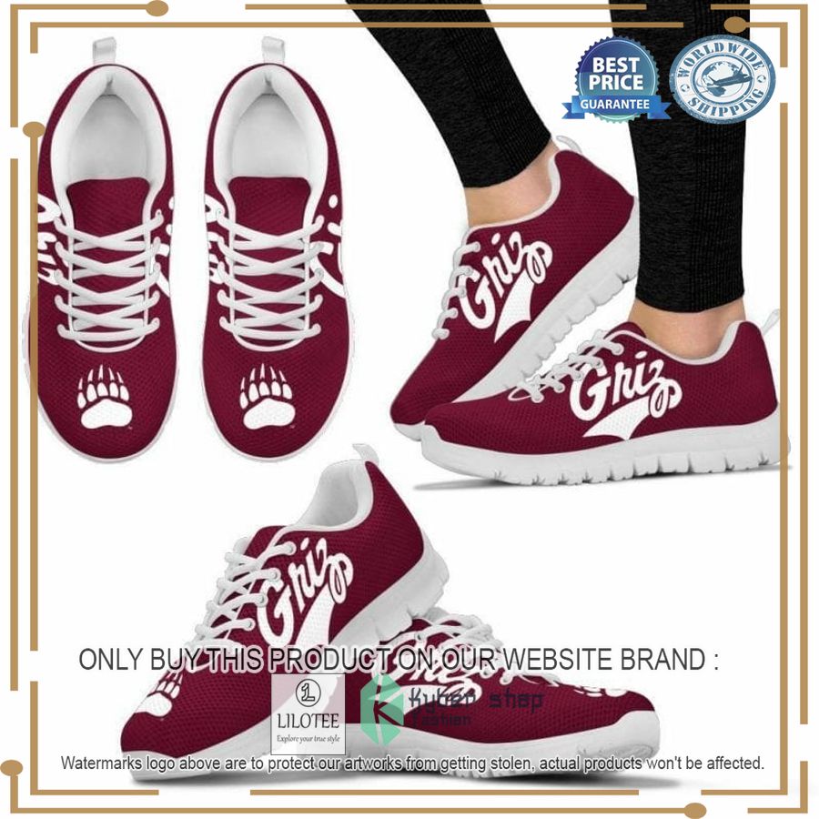 NCAA Montana Grizzlies Sneaker Shoes - LIMITED EDITION 9