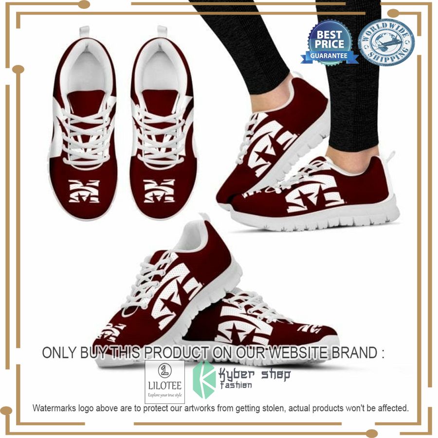 NCAA Morehouse Maroon Tigers Sneaker Shoes - LIMITED EDITION 5
