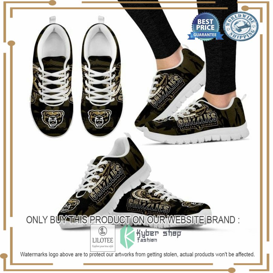 NCAA Oakland Golden Grizzlies Sneaker Shoes - LIMITED EDITION 4