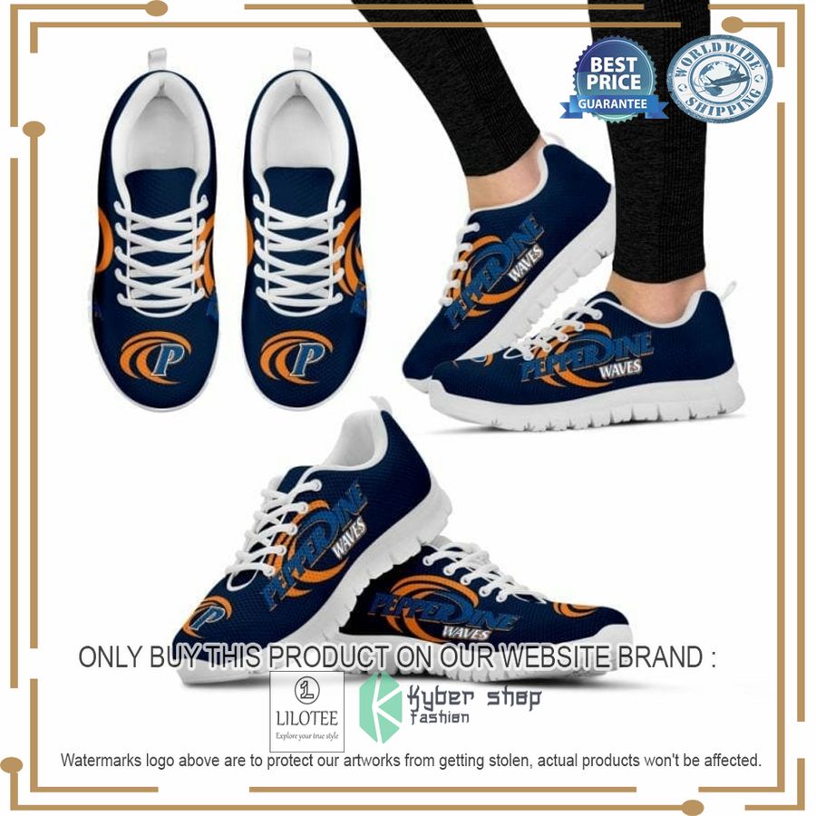 NCAA Pepperdine Waves Sneaker Shoes - LIMITED EDITION 4