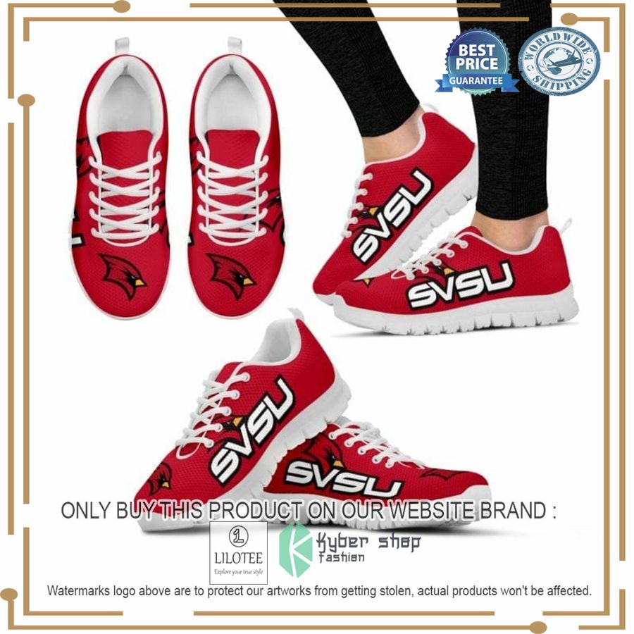 NCAA Saginaw Valley State Cardinals Sneaker Shoes - LIMITED EDITION 5