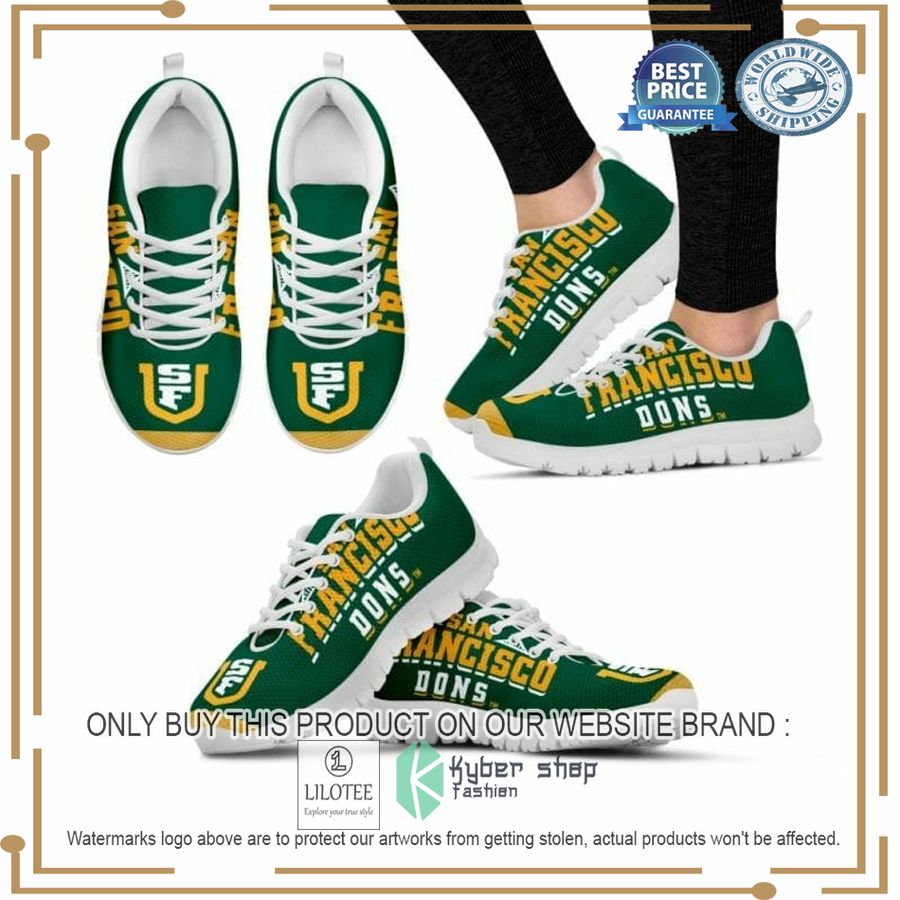 NCAA San Francisco Dons Sneaker Shoes - LIMITED EDITION 4