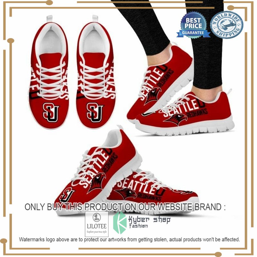 NCAA Seattle Redhawks Sneaker Shoes - LIMITED EDITION 5