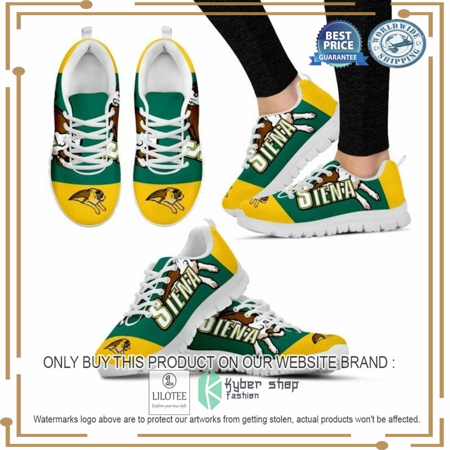 NCAA Siena Saints Sneaker Shoes - LIMITED EDITION 4