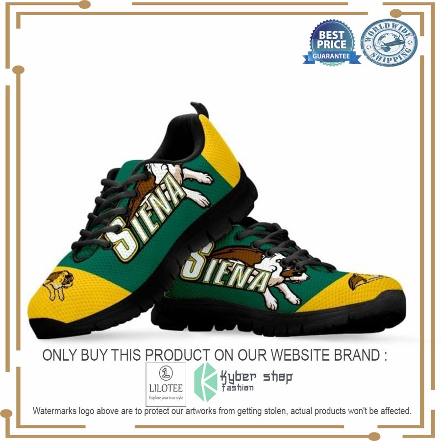 Alternative view of NCAA Siena Saints Sneaker Shoes - LIMITED EDITION
