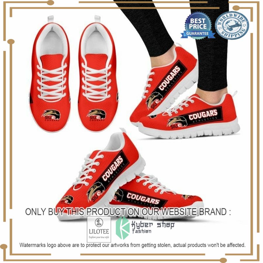 NCAA SIU Edwardsville Cougars Sneaker Shoes - LIMITED EDITION 4