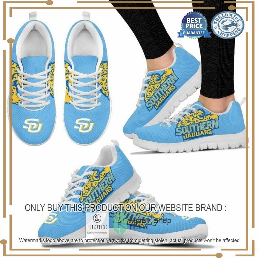 NCAA Southern University Jaguars Sneaker Shoes - LIMITED EDITION 9