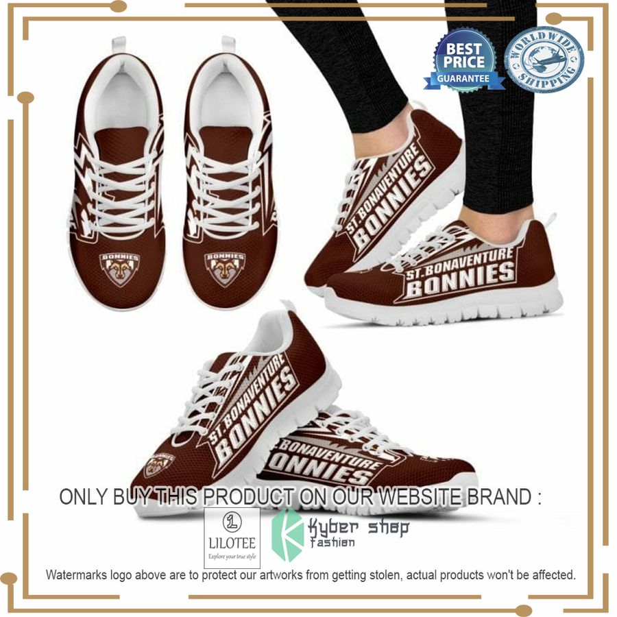 NCAA St. Bonaventure Bonnies Sneaker Shoes - LIMITED EDITION 5