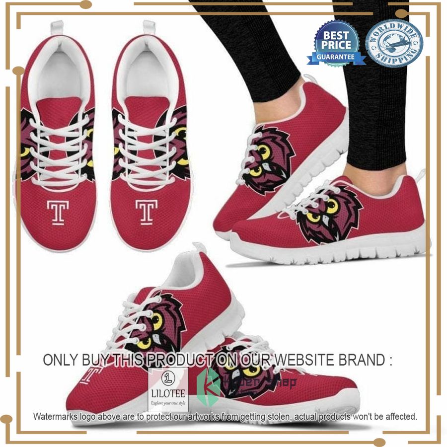NCAA Temple Owls Sneaker Shoes - LIMITED EDITION 8