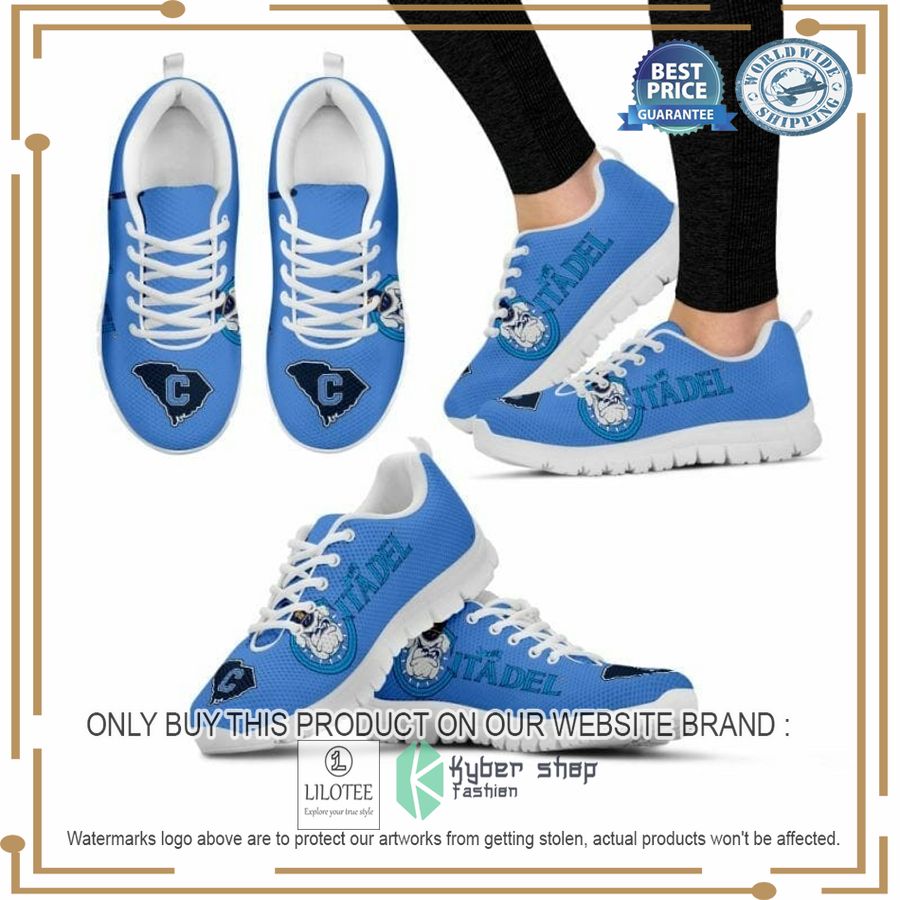 NCAA The Citadel Bulldogs Sneaker Shoes - LIMITED EDITION 4
