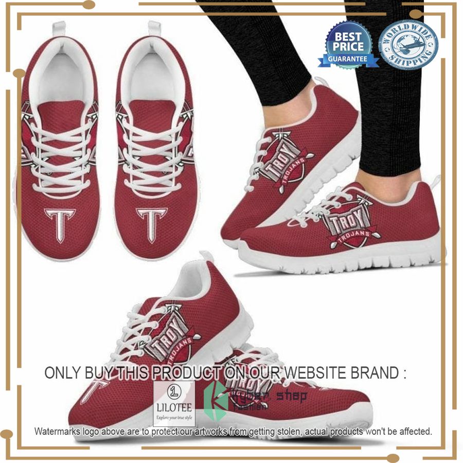 NCAA Troy Trojans Sneaker Shoes - LIMITED EDITION 9