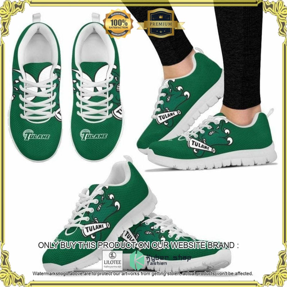 NCAA Tulane Green Wave Team Running Sneaker - LIMITED EDITION 5