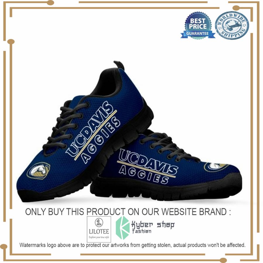 Alternative view of NCAA UC Davis Aggies Sneaker Shoes - LIMITED EDITION