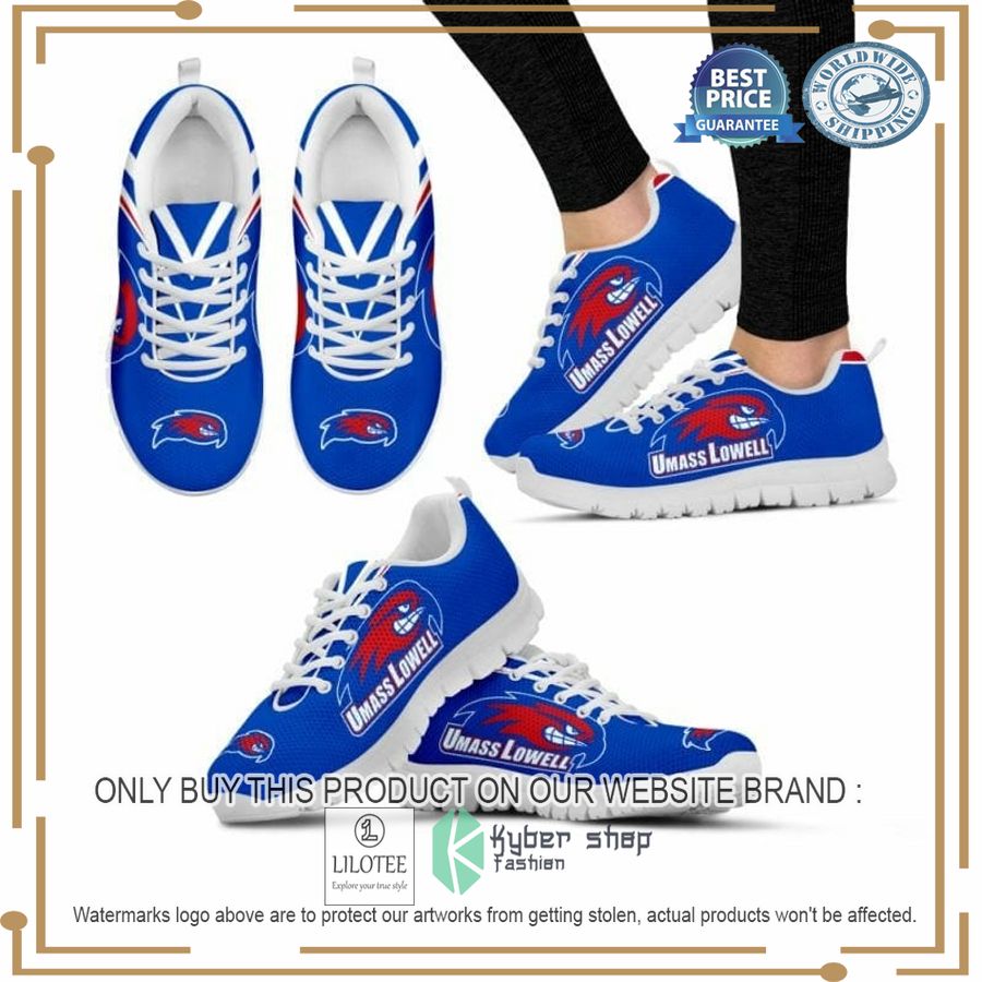 NCAA UMass Lowell River Hawks Sneaker Shoes - LIMITED EDITION 5
