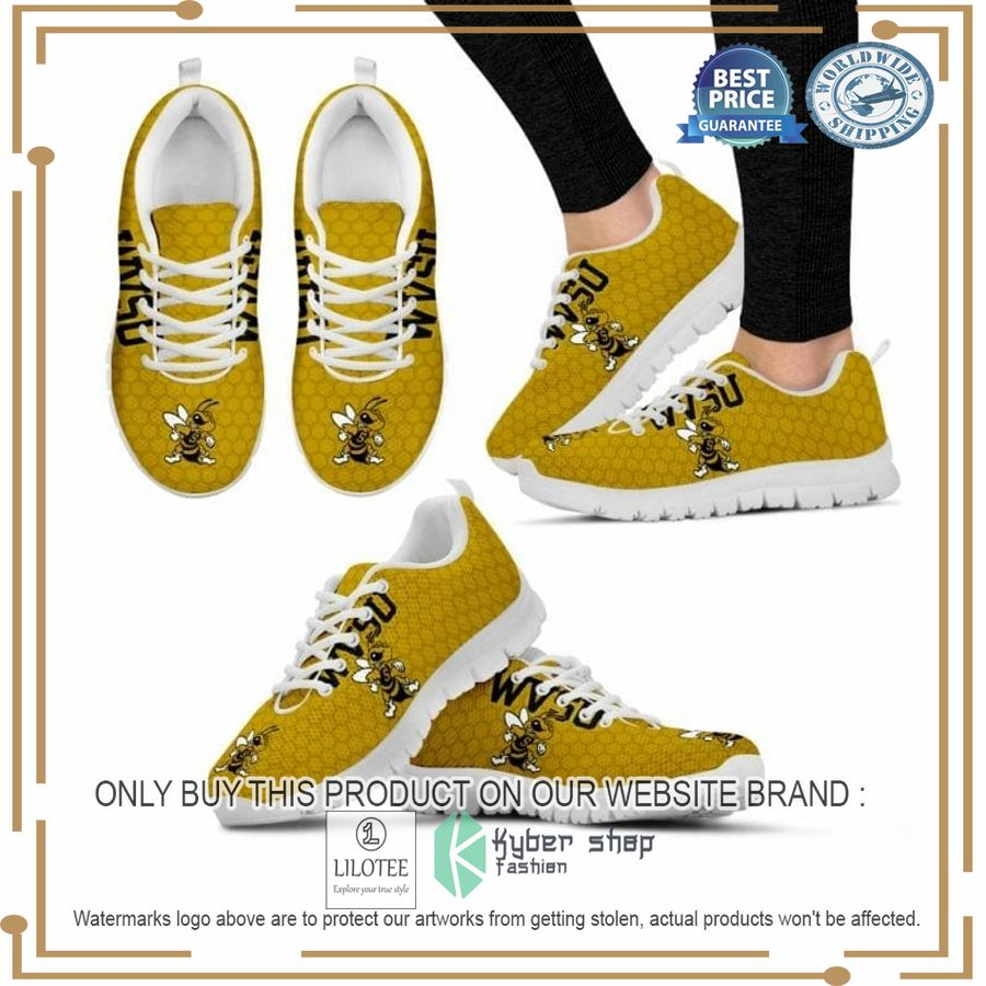 NCAA West Virginia State Yellow Jackets Sneaker Shoes - LIMITED EDITION 4
