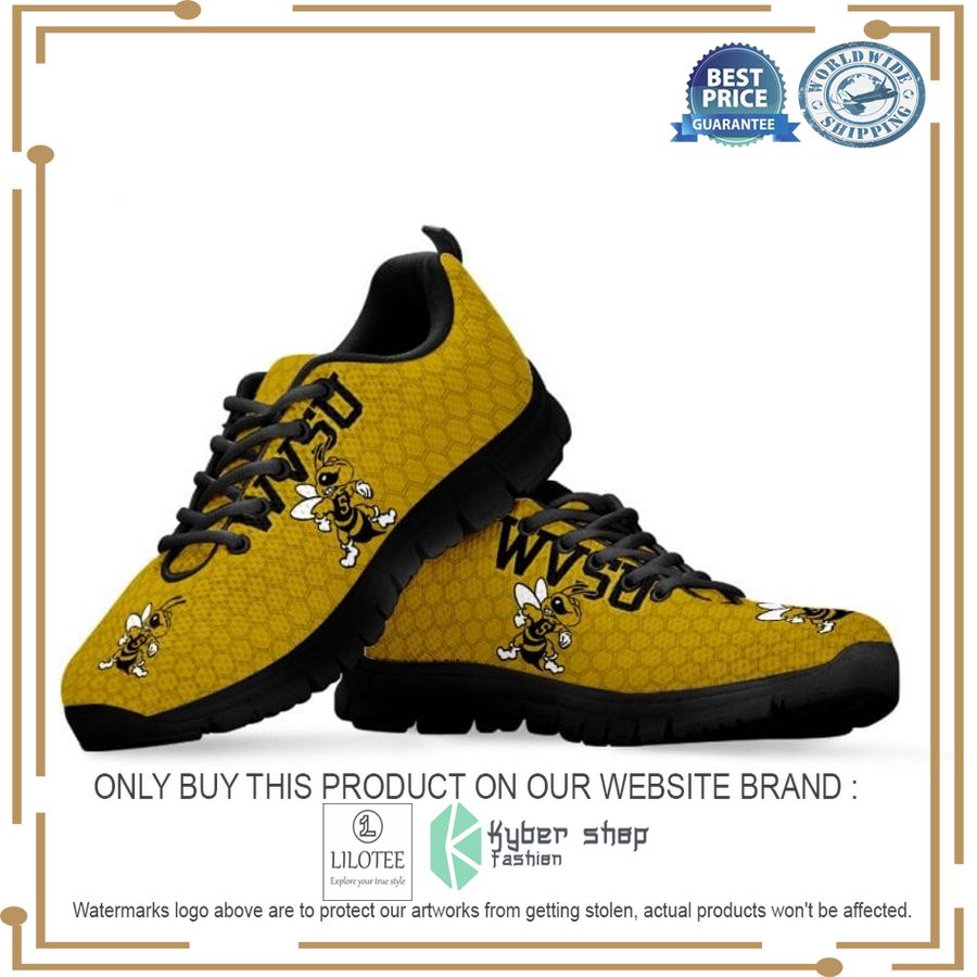 Alternative view of NCAA West Virginia State Yellow Jackets Sneaker Shoes - LIMITED EDITION