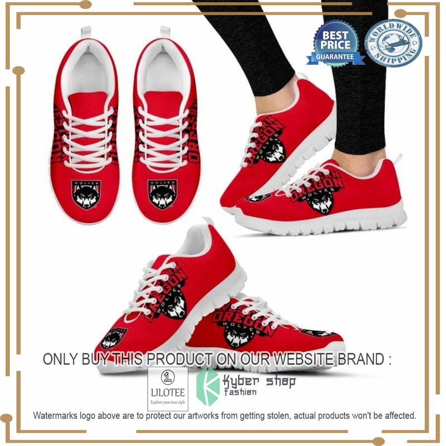 NCAA Western Oregon Wolves Sneaker Shoes - LIMITED EDITION 5