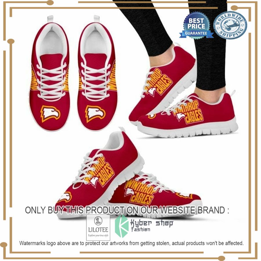 NCAA Winthrop Eagles Sneaker Shoes - LIMITED EDITION 5