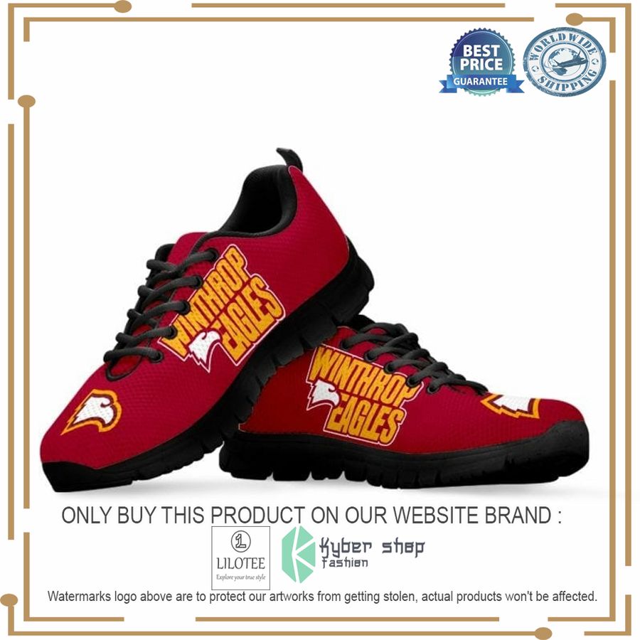 Alternative view of NCAA Winthrop Eagles Sneaker Shoes - LIMITED EDITION