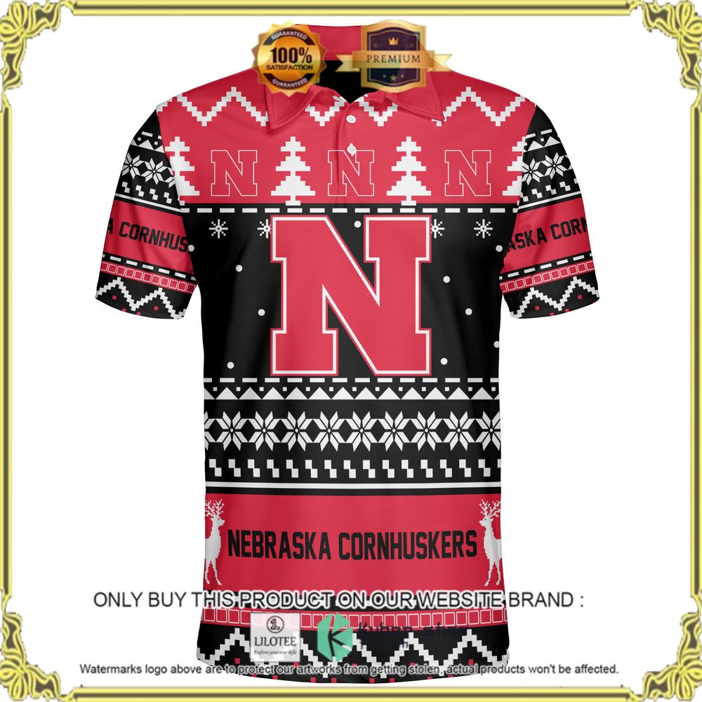 nebraska cornhuskers personalized sweater polo 1 16791