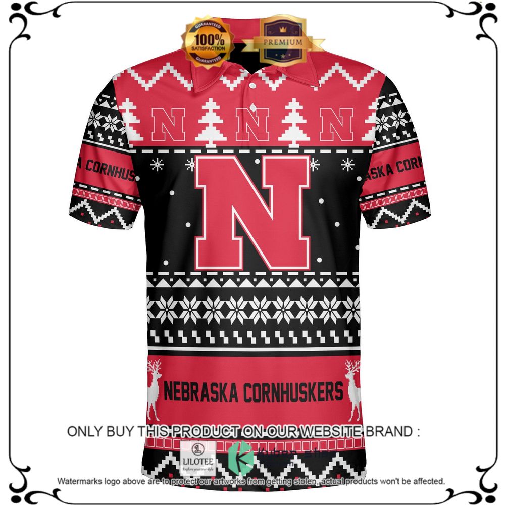 nebraska cornhuskers personalized sweater polo 1 54432