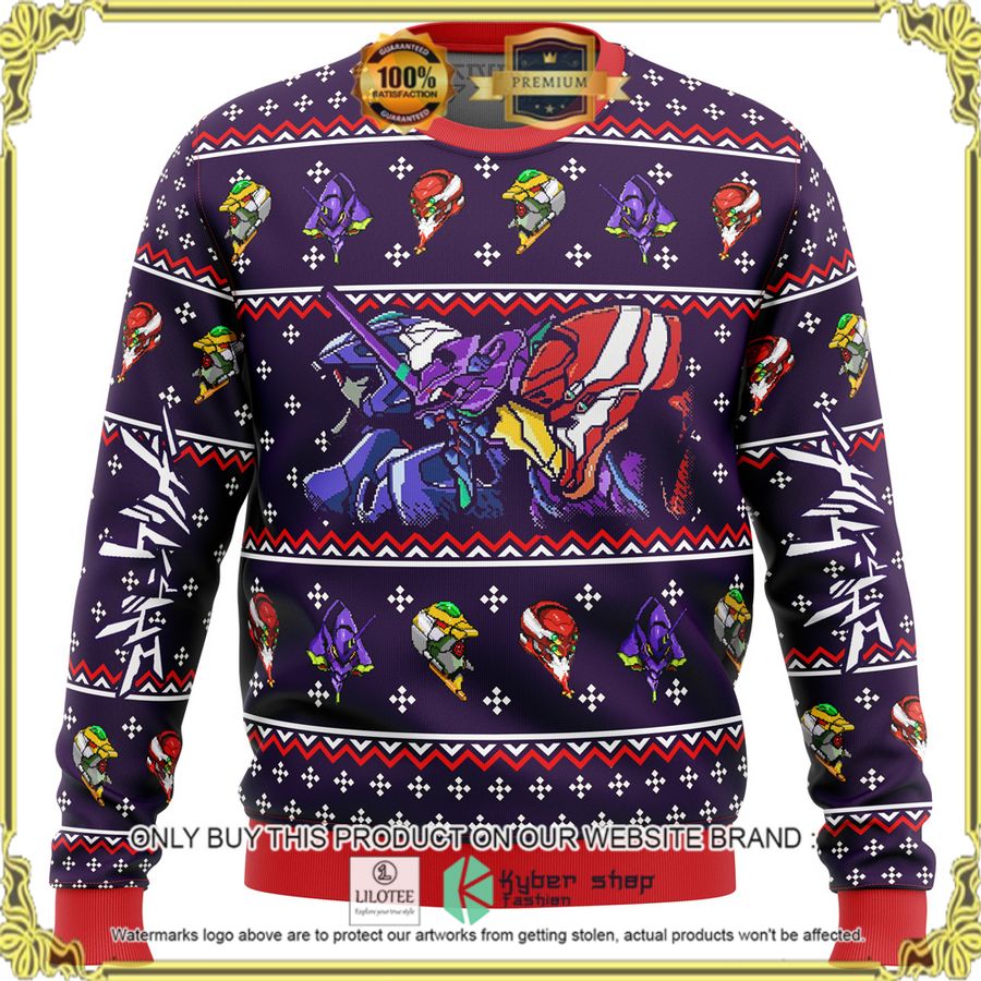 neon genesis evangelion evas christmas sweater 1 89796