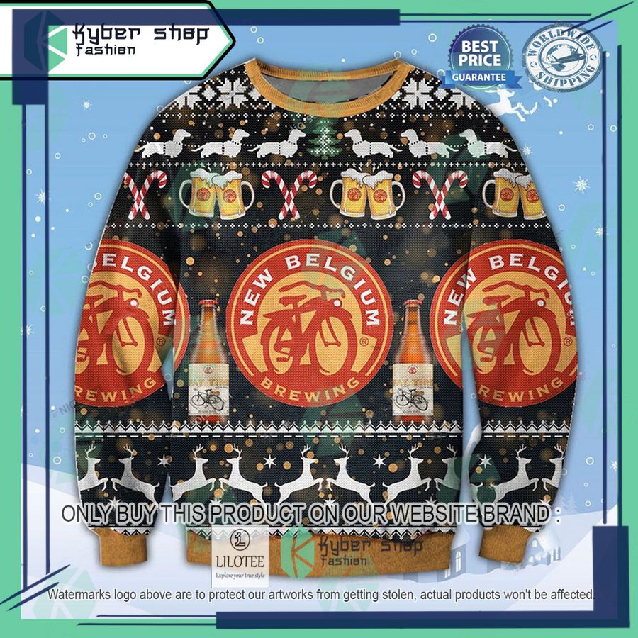 new belgium brewing ugly christmas sweater 1 30992