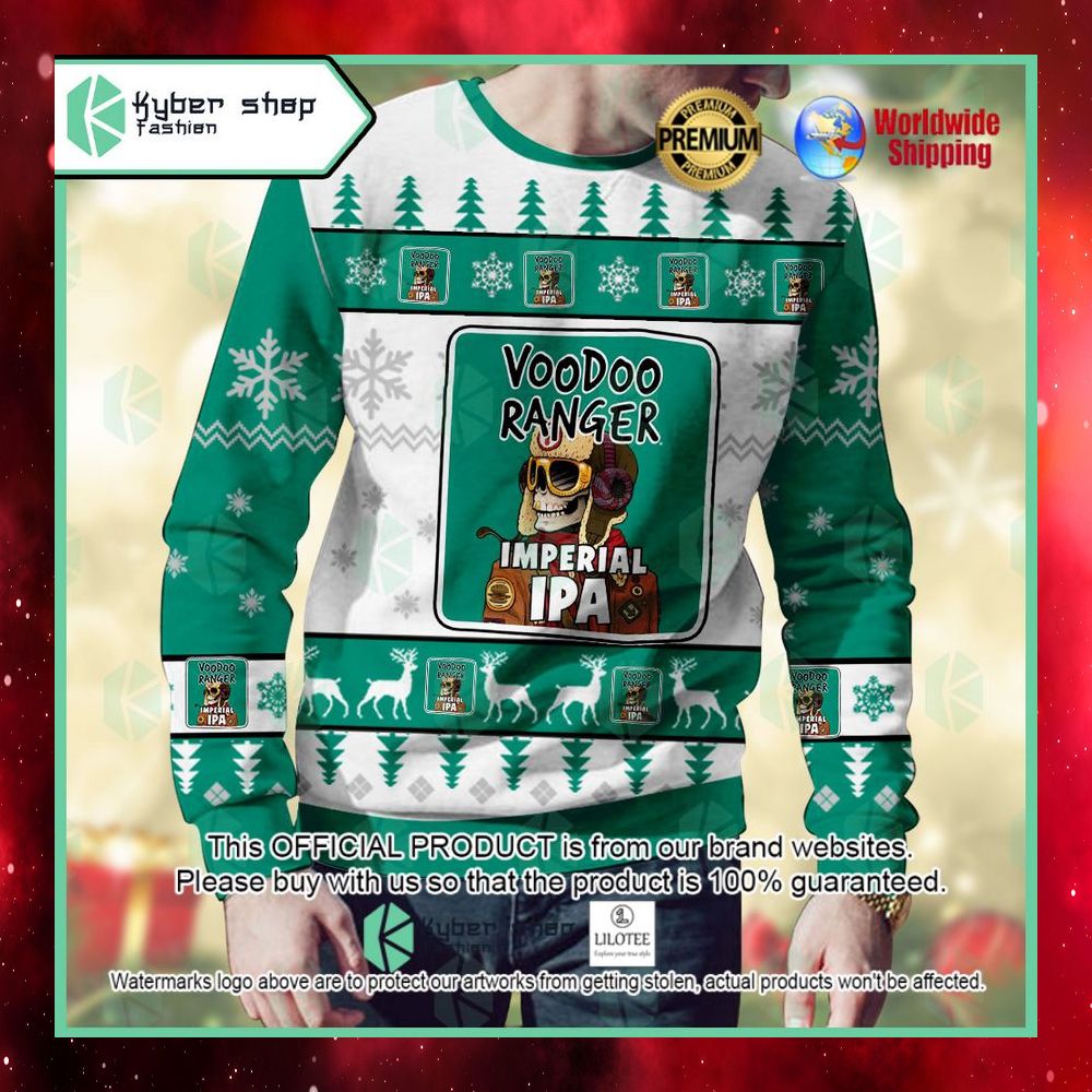 new belgium voodoo ranger imperial ipa ugly sweater 1 495