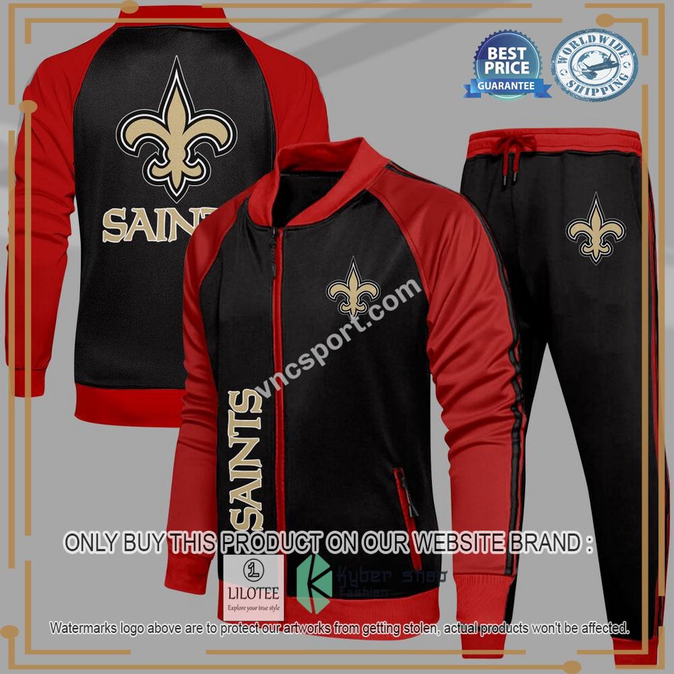 new orleans saints nfl tracksuit jacket 12 61029