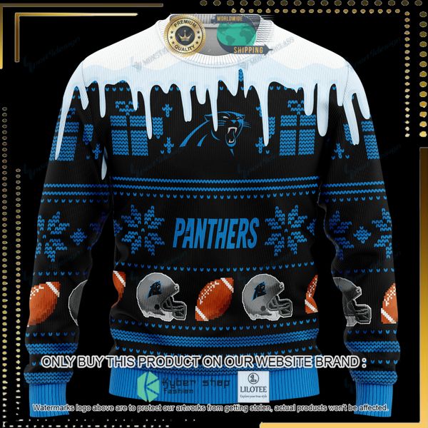 nfl carolina panthers personalized woolen knitted sweater 1 19436