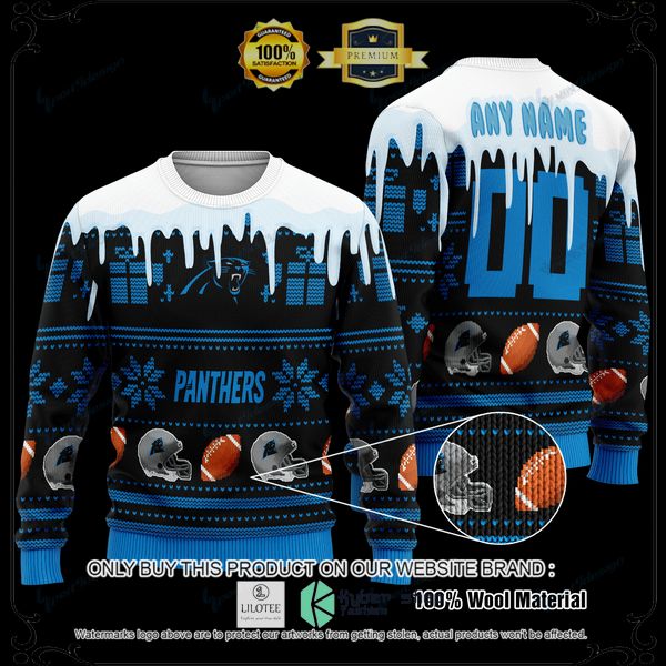 nfl carolina panthers personalized woolen knitted sweater 1 57113
