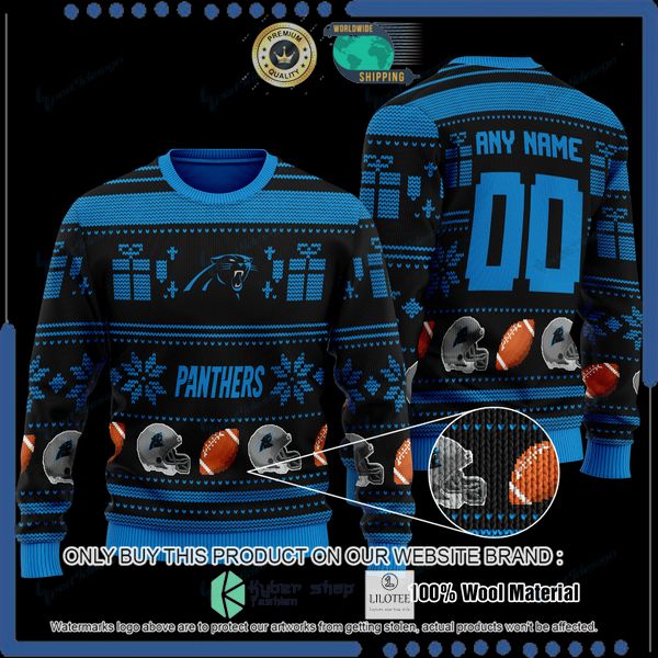 nfl carolina panthers team personalized woolen knitted sweater 1 81167