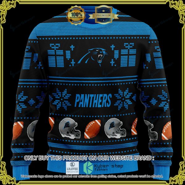 nfl carolina panthers team personalized woolen knitted sweater 1 92465