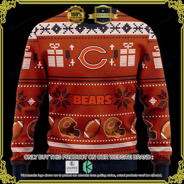 nfl chicago bears team personalized woolen knitted sweater 1 19962