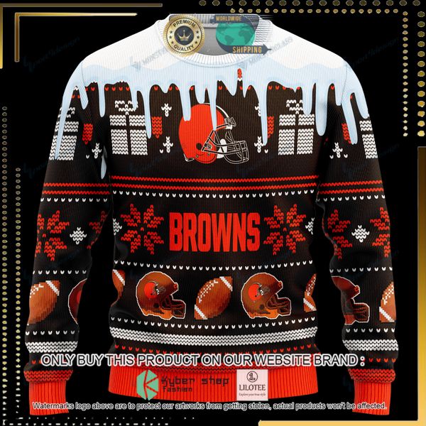 nfl cleveland browns personalized woolen knitted sweater 1 61659
