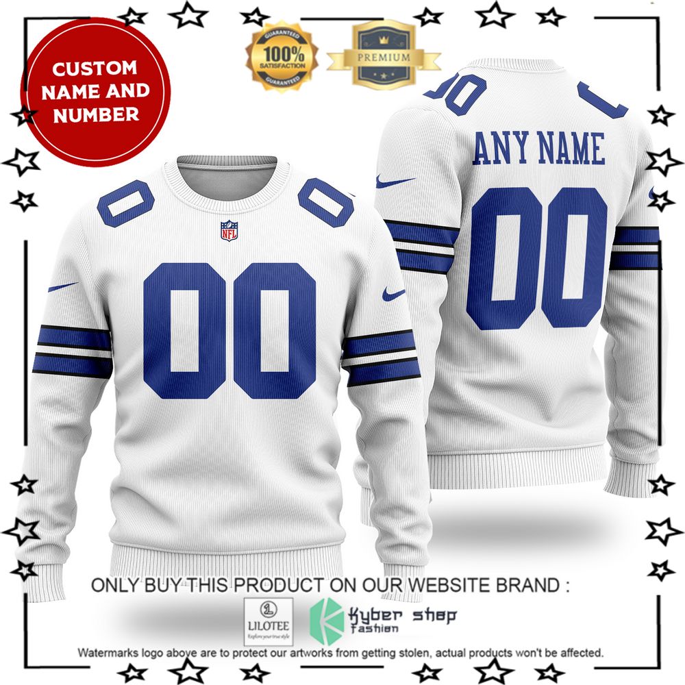nfl dallas cowboys personalized christmas sweater 1 2337