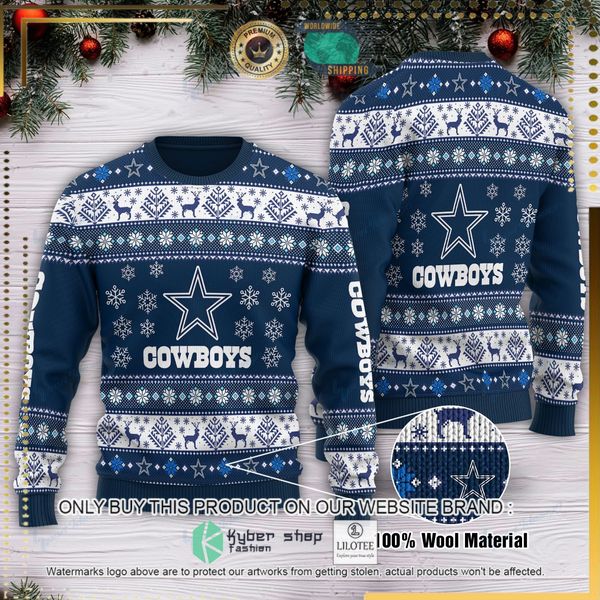nfl dallas cowboys woolen knitted sweater 1 26017