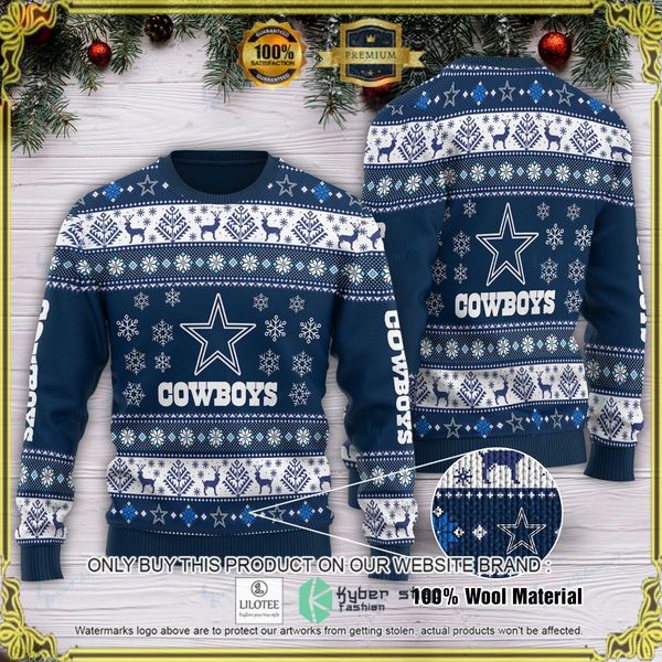 nfl dallas cowboys woolen knitted sweater 1 92423